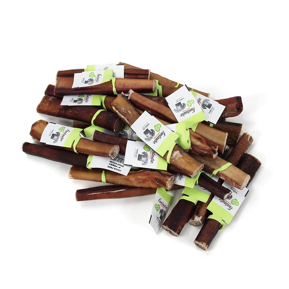 6" Jumbo Odor Free Bully Sticks - 25 Pack Bulk