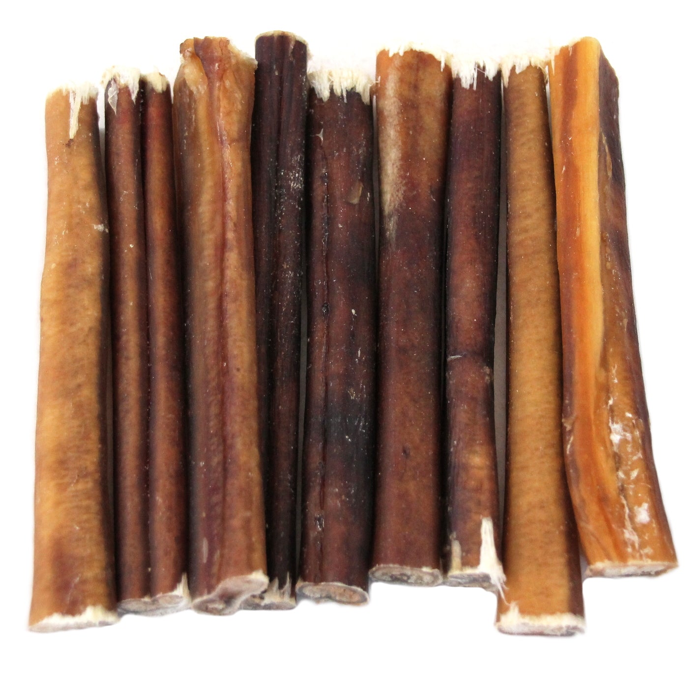 6" Thick Odor Free Bully Sticks - 25 Pack Bulk